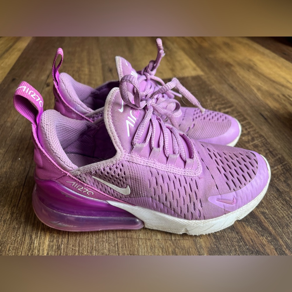 Nike Kids Pink/Purple Air Max 270 Sneakers